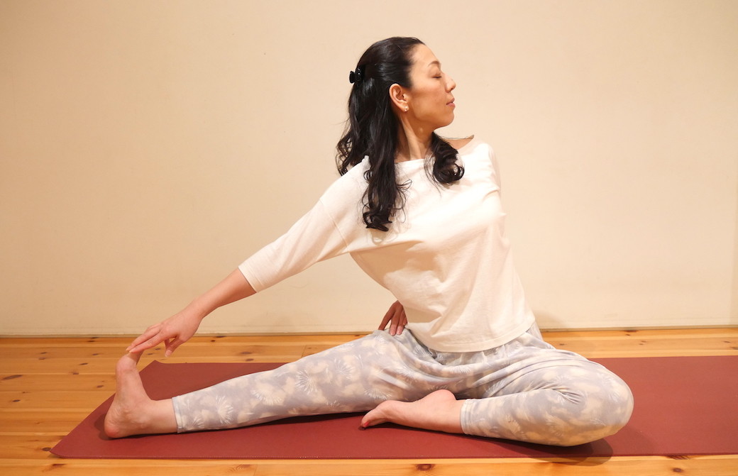 朋子先生のプラクティスの様子