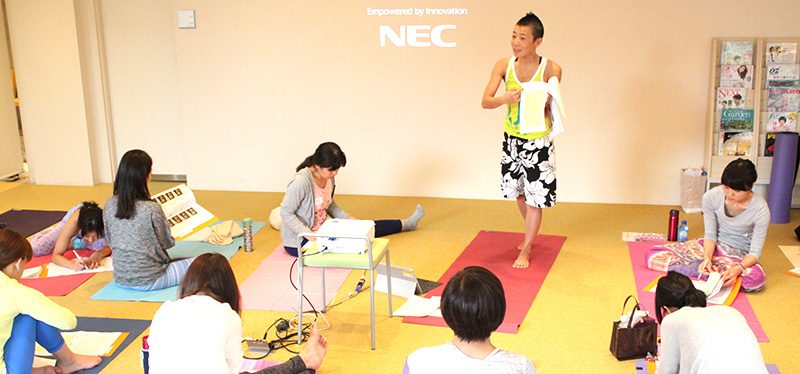 レクチャー中