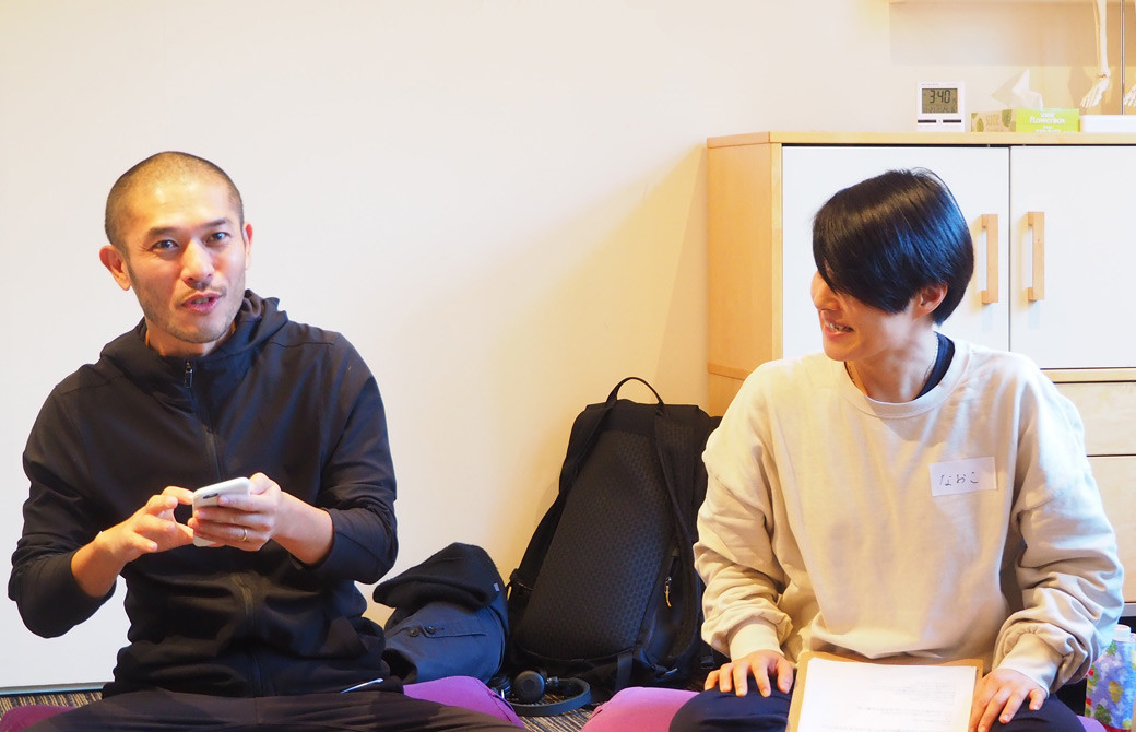人間力の講座内で「自分らしさ」を語るゴウ先生