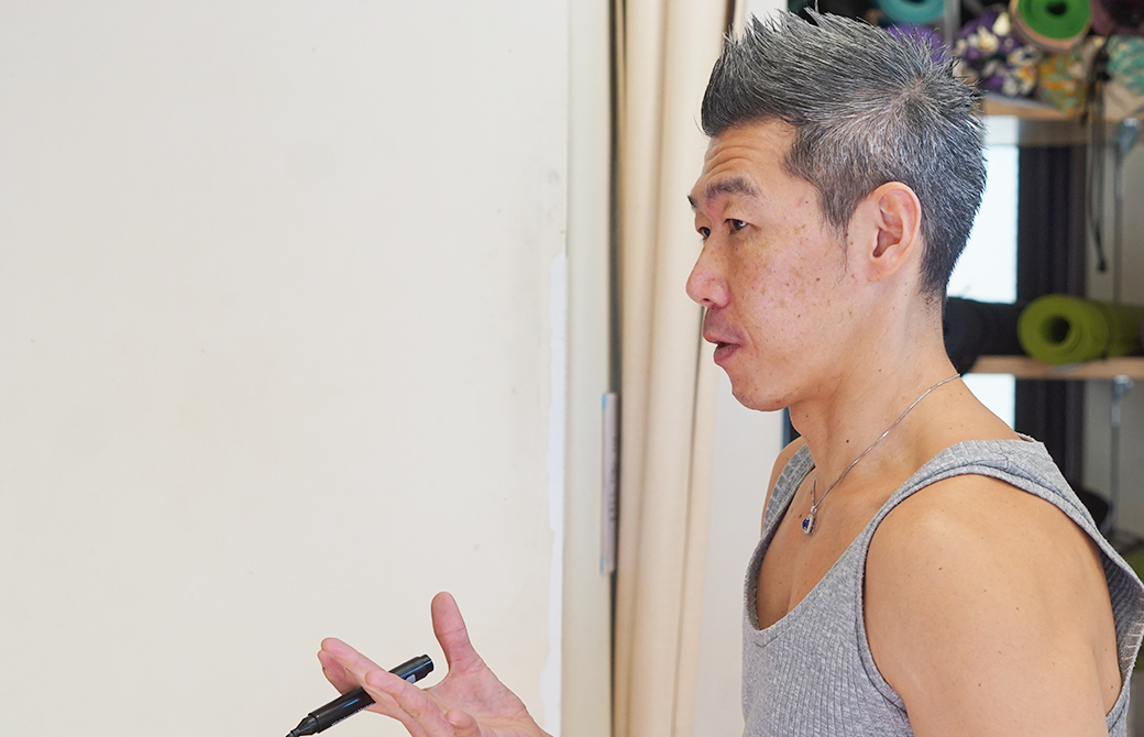 RYT200での中島正明先生の横顔
