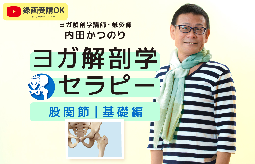内田かつのり ヨガ解剖学セラピー 股関節基礎編