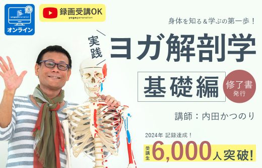 実践ヨガ解剖学講座<基礎編>TOP画像