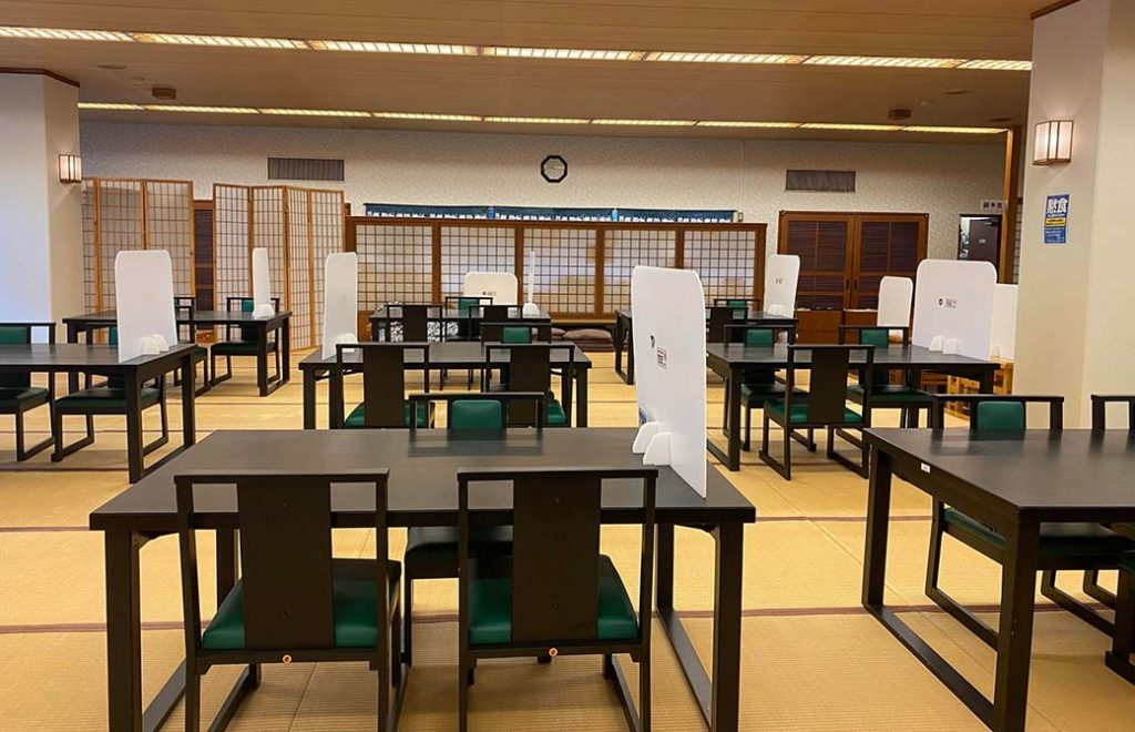 仁和寺宿坊の食堂