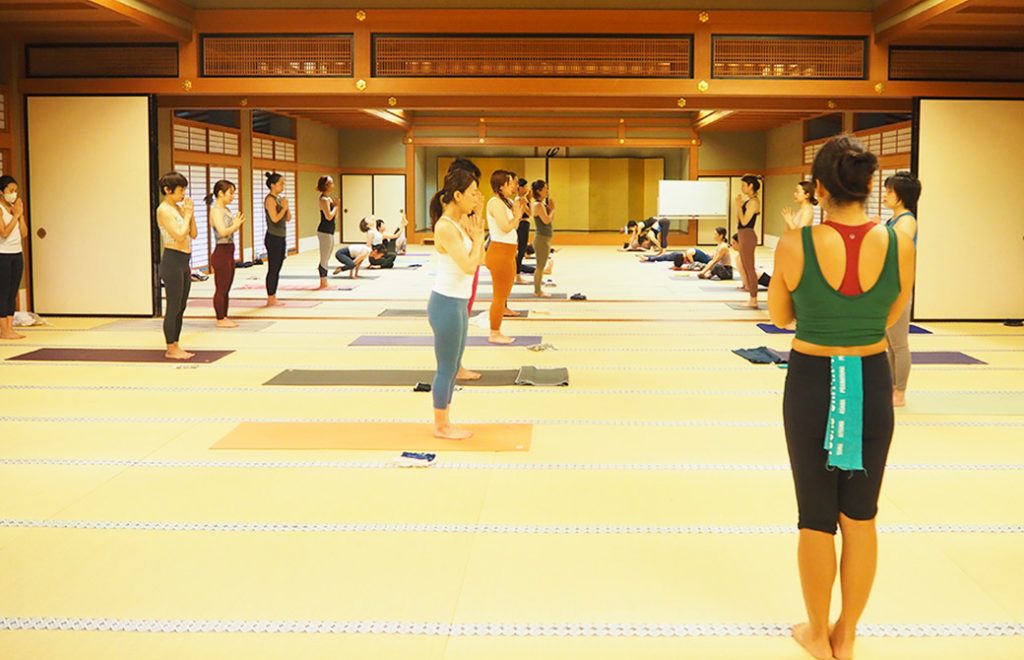 156畳での圧巻のマイソールクラス