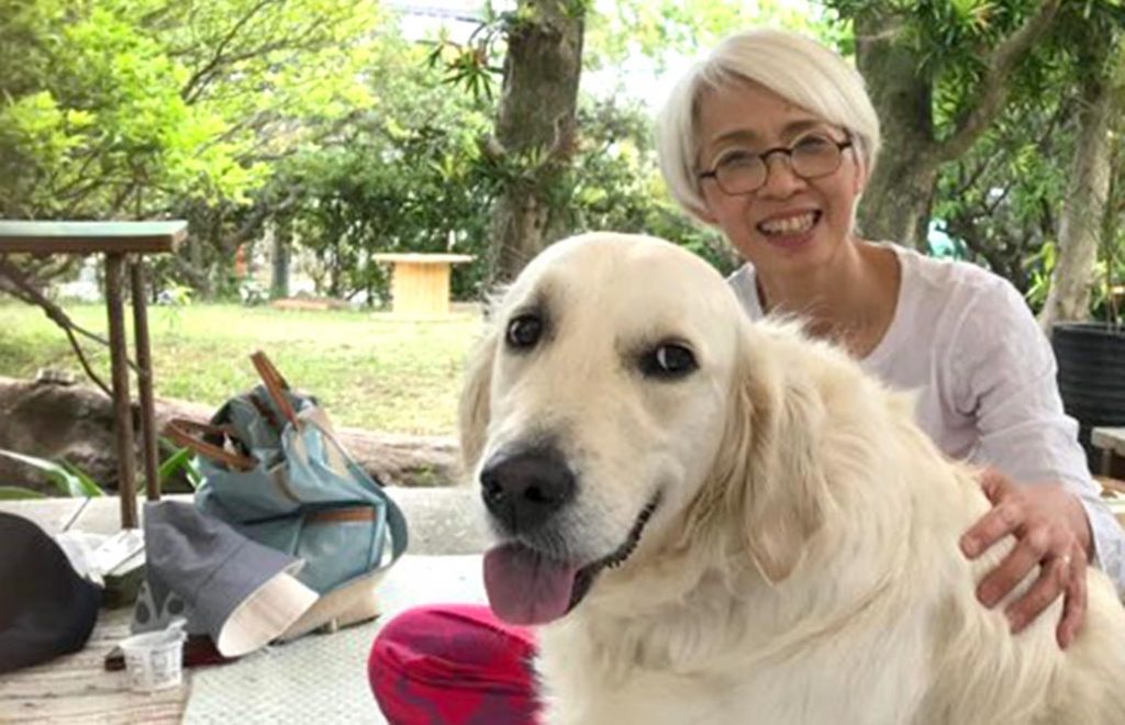 中井先生と愛犬メルモ