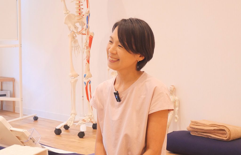 Miwa先生が笑顔でお話している様子